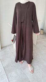 Emily Üçlü Takım - Kahverengi - Görsel 5