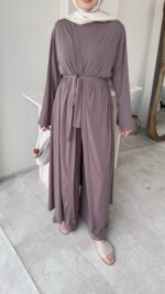 Emily Üçlü Takım - Vizon - Görsel 5