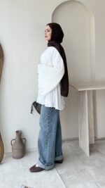 Luxe Piliseli Gömlek – Beyza - Görsel 2