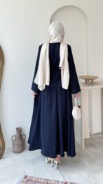 Asia Fular Detaylı Takım - Lacivert - Görsel 3