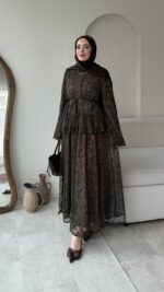 Flow Dantel Takım - Koyu Yeşil