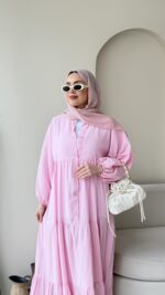 Dina Elbise - Pembe - Görsel 4