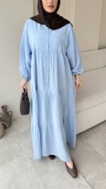 Dina Elbise - Mavi - Görsel 5