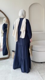 Dina Elbise - Lacivert - Görsel 3