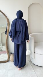 Lumi Krinkıl Takım - Lacivert - Görsel 3