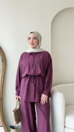 Lumi Krinkıl Takım - Mürdüm - Görsel 4