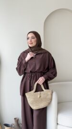 Lumi Krinkıl Takım - Kahverengi - Görsel 4