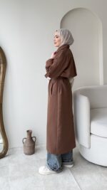 Kığıl Trenç - Kahverengi - Görsel 2