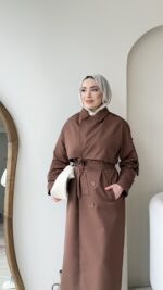 Kığıl Trenç - Kahverengi - Görsel 4