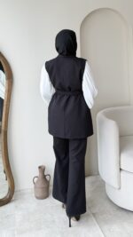 Penta Blazer Yelekli Takım – Siyah - Görsel 3