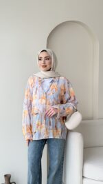 İndirimli Desenli Gömlek - Çok Renkli - Görsel 4