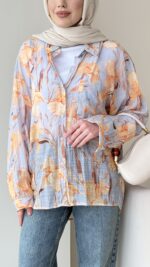 İndirimli Desenli Gömlek - Çok Renkli - Görsel 5