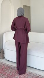 Berry Dik Yaka Takım - Mürdüm - Görsel 3