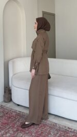 Berry Dik Yaka Takım - Camel - Görsel 2