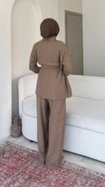 Berry Dik Yaka Takım - Camel - Görsel 3