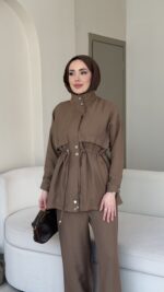 Berry Dik Yaka Takım - Camel - Görsel 4