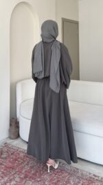 Yesra Modal Takım - Antrasit - Görsel 3