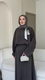 Yesra Modal Takım - Antrasit - Görsel 4