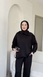 Azra Oyşo Takım-Siyah - Görsel 4