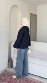 Meray Kimono-Lacivert - Görsel 2
