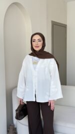 Meray Kimono-Beyaz - Görsel 4