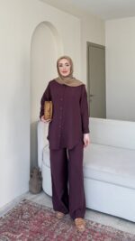Cosy Tensel Takım - Bordo