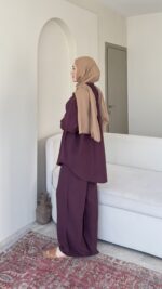 Cosy Tensel Takım - Bordo - Görsel 2