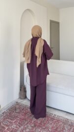 Cosy Tensel Takım - Bordo - Görsel 3