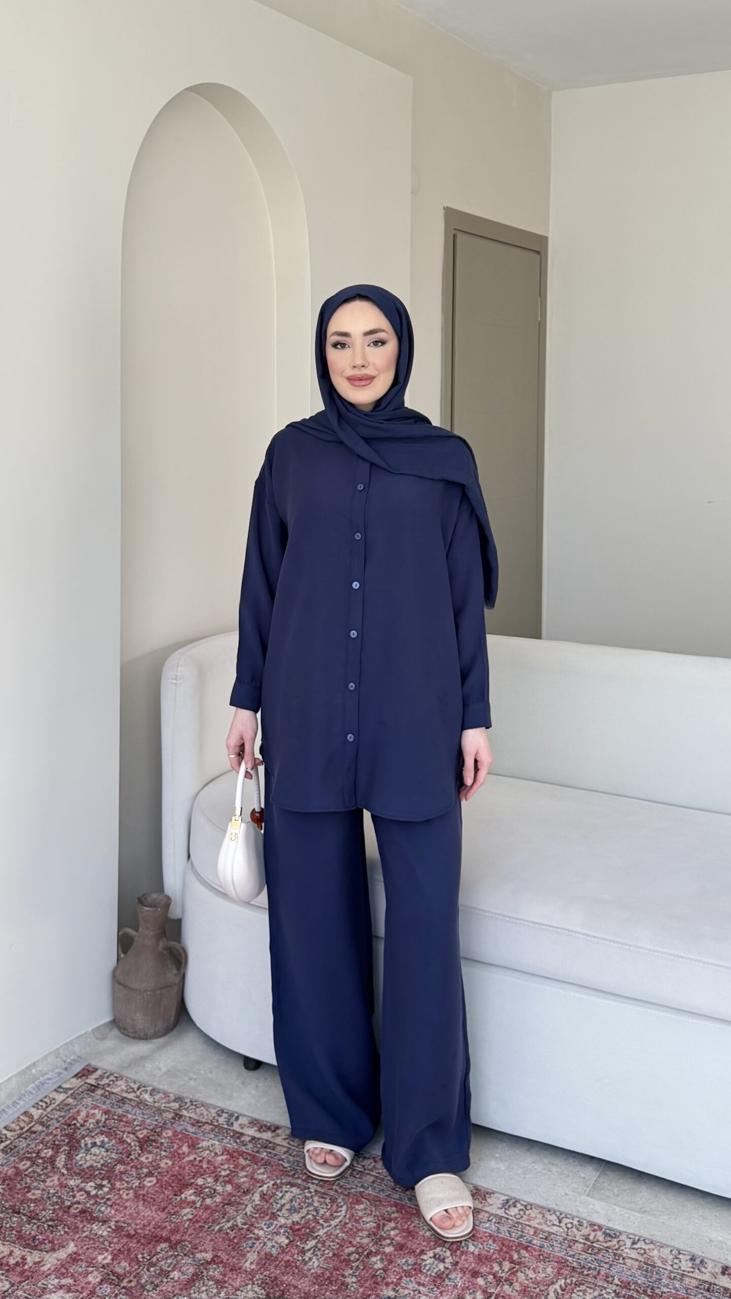 1777367207_0_69f078a72da84.jpeg Cosy Tensel Takım - Lacivert - Görsel 1