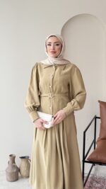 Naia Kemerli Takım - Hardal - Görsel 4