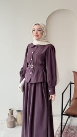 Naia Kemerli Takım – Mürdüm - Görsel 5