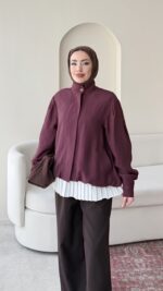 Zera Ceket - Mürdüm