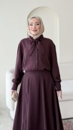 Vela Modal Takım - Mürdüm - Görsel 5