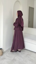 Erna Etekli Takım-Mürdüm - Görsel 2