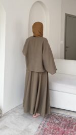 Manca Kimono Takım-Haki - Görsel 3