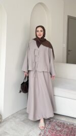 Manca Kimono Takım-Taş