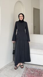 Brode Simetrik Takım-Siyah