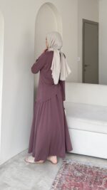 Brode Simetrik Takım-Mürdüm - Görsel 2