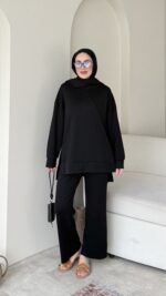 Senta Oyşo Takım-Siyah