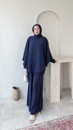 Selvi Yarasa Kol Takım-Lacivert