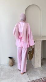 Feril Bağlamalı Takım-Pembe - Görsel 3