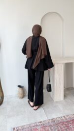 Feril Bağlamalı Takım-Siyah - Görsel 3
