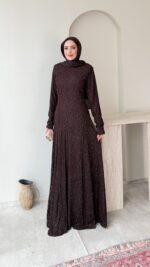 Yelda Elbise-Kahve