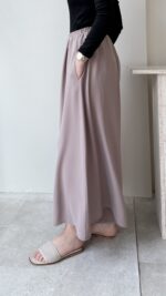 Etekli Pantalon - Pudra Taş - Görsel 2