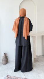 Yesra Kot Takım-Siyah - Görsel 3