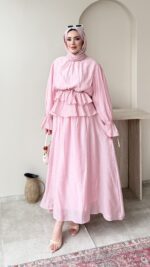 Nesli Etekli Takım-Pembe