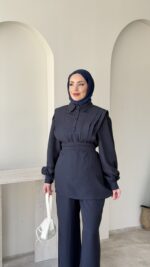 Vera Tensel Takım - Lacivert - Görsel 3