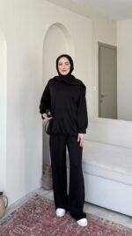 Azra Oyşo Takım-Siyah