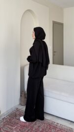 Azra Oyşo Takım-Siyah - Görsel 2