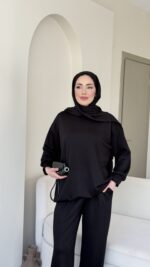 Azra Oyşo Takım-Siyah - Görsel 4